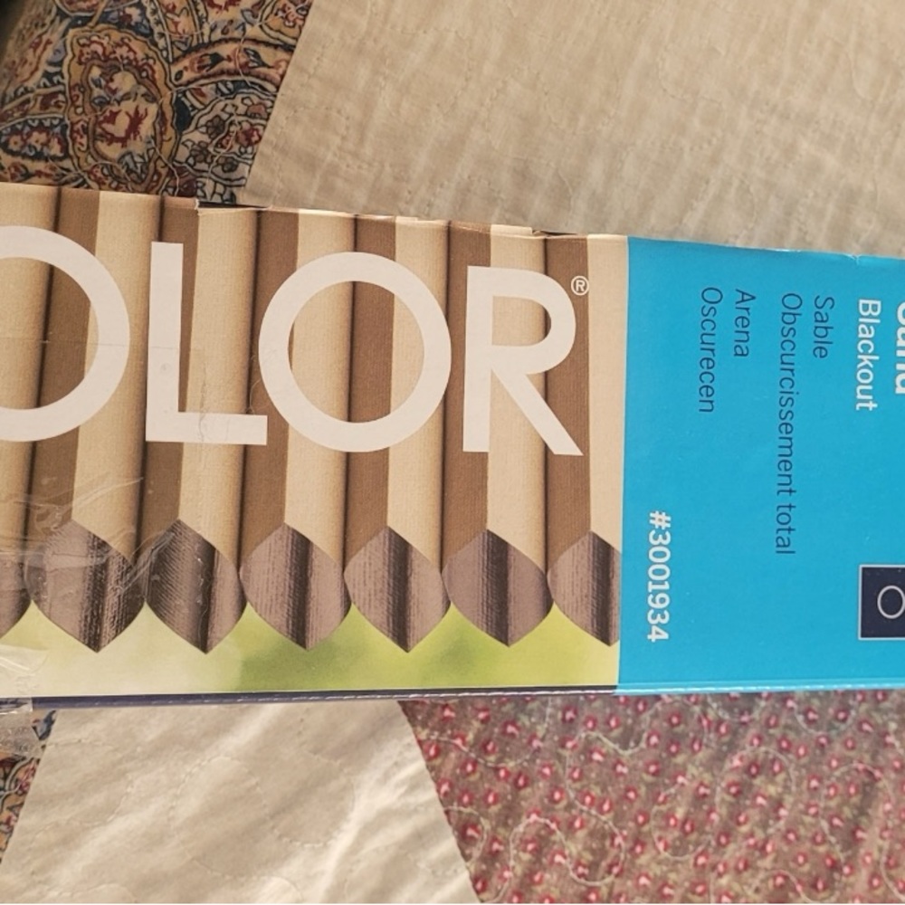 Levolor Blackout shades  48-50" drywall to Drywall